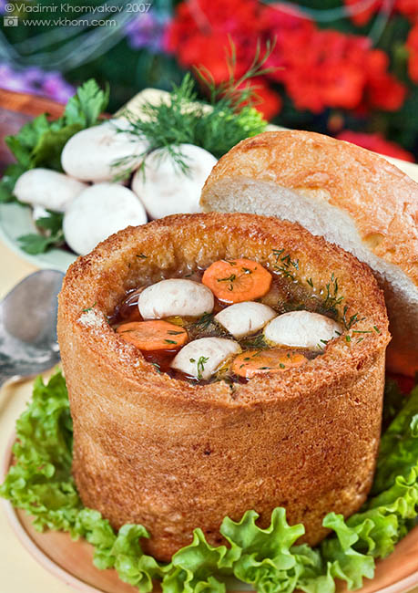 Mushroom yushka (soup)
