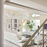 Snow-white living room in modern style (3)